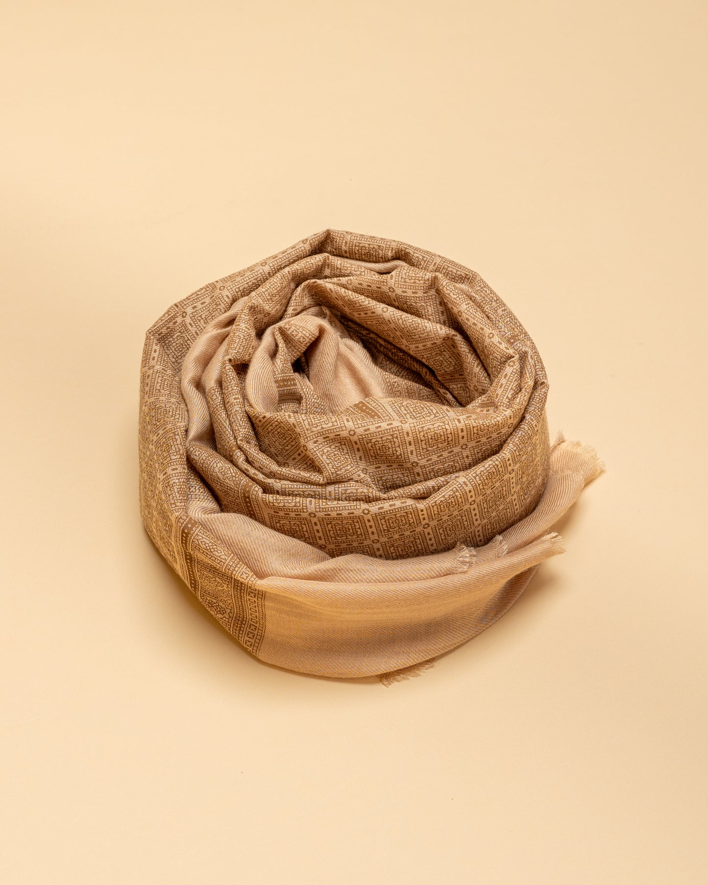 Sciarpa in Cachemire e Modal Beige