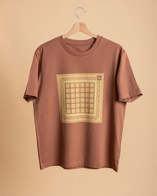 T-Shirt con stampa Bandana — Color Caffèlatte