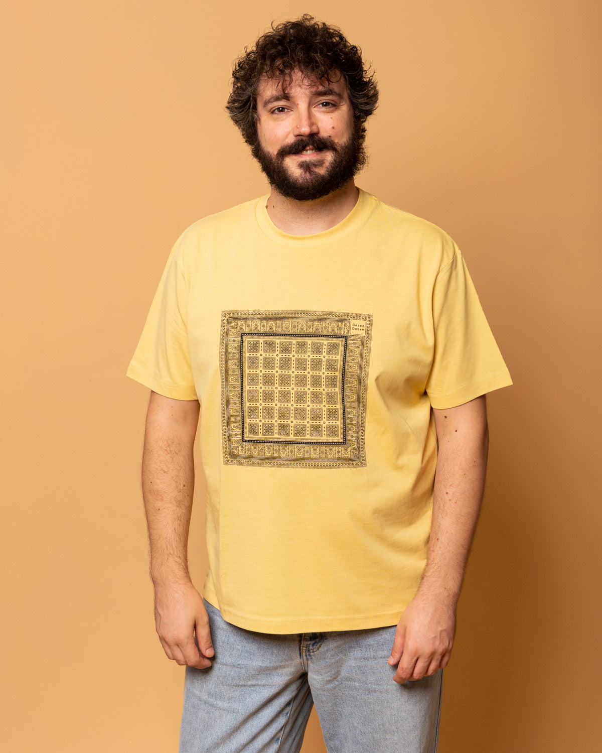 T-Shirt con stampa Bandana — Giallo