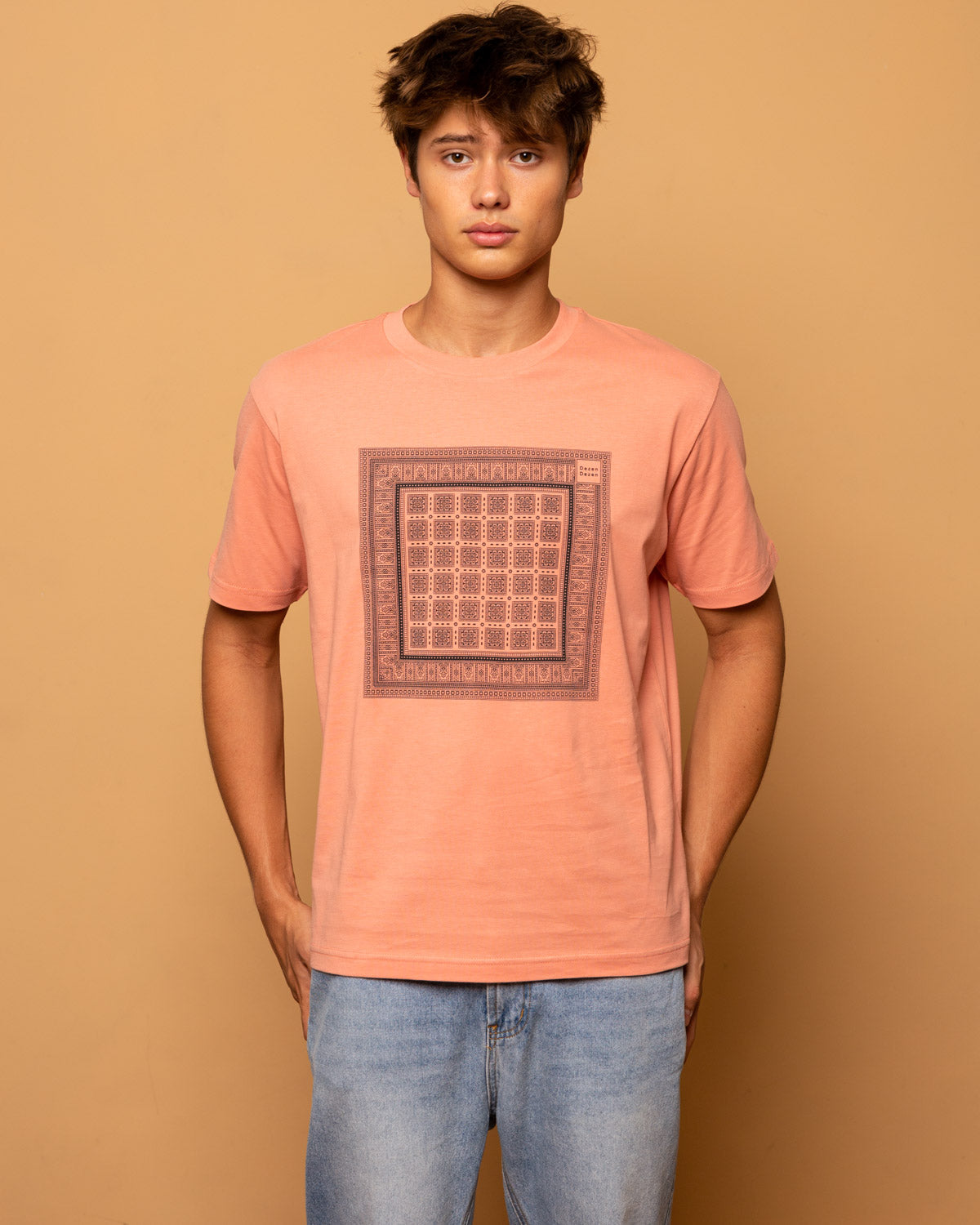 T-Shirt con stampa Bandana — Rosa