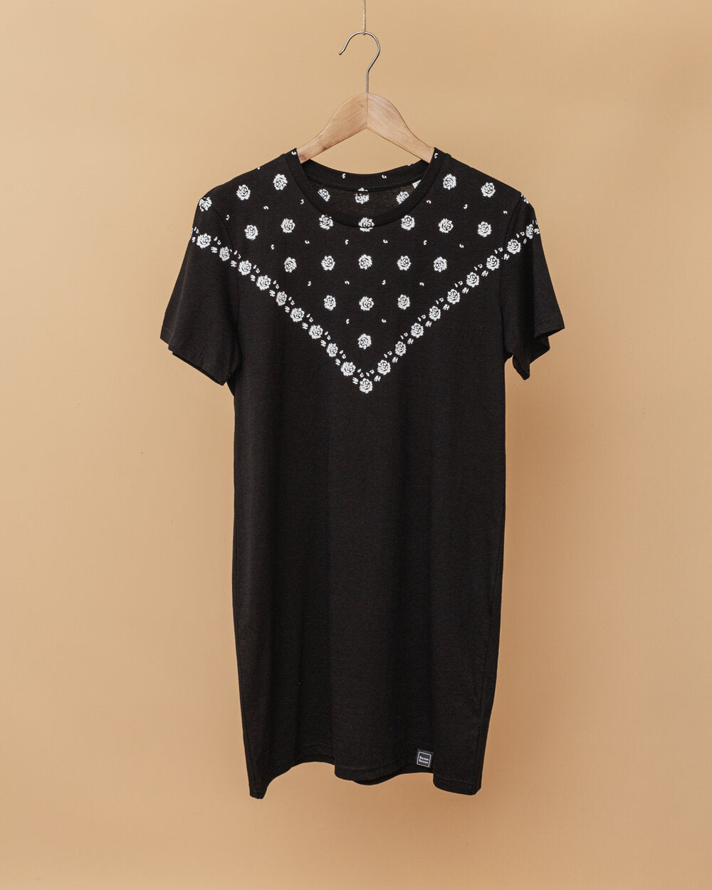 T-Shirt dress stampato a mano — 002