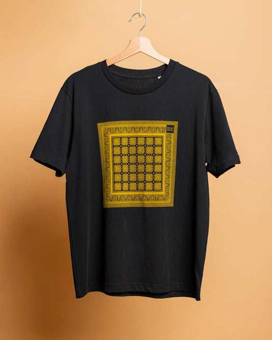 T-Shirt con stampa Bandana — Nero