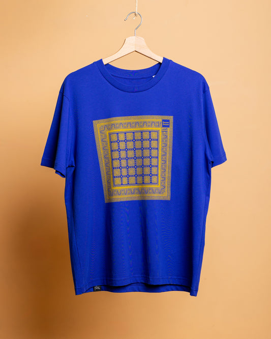 T-Shirt con stampa Bandana — Blu