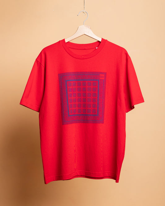 T-Shirt con stampa Bandana — Rosso