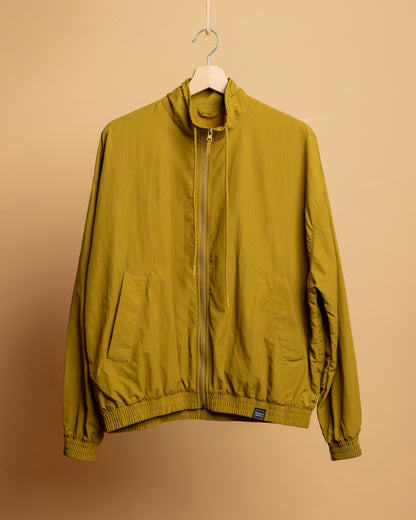 Marama Track Jacket - La giacca Unisex Verde Oliva col foulard