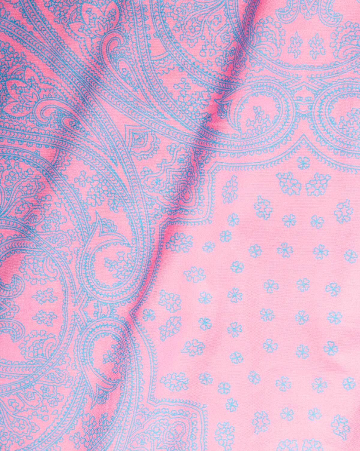 Bandana in Cotone — Rosa e Azzurro