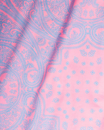 Bandana in Cotone — Rosa e Azzurro
