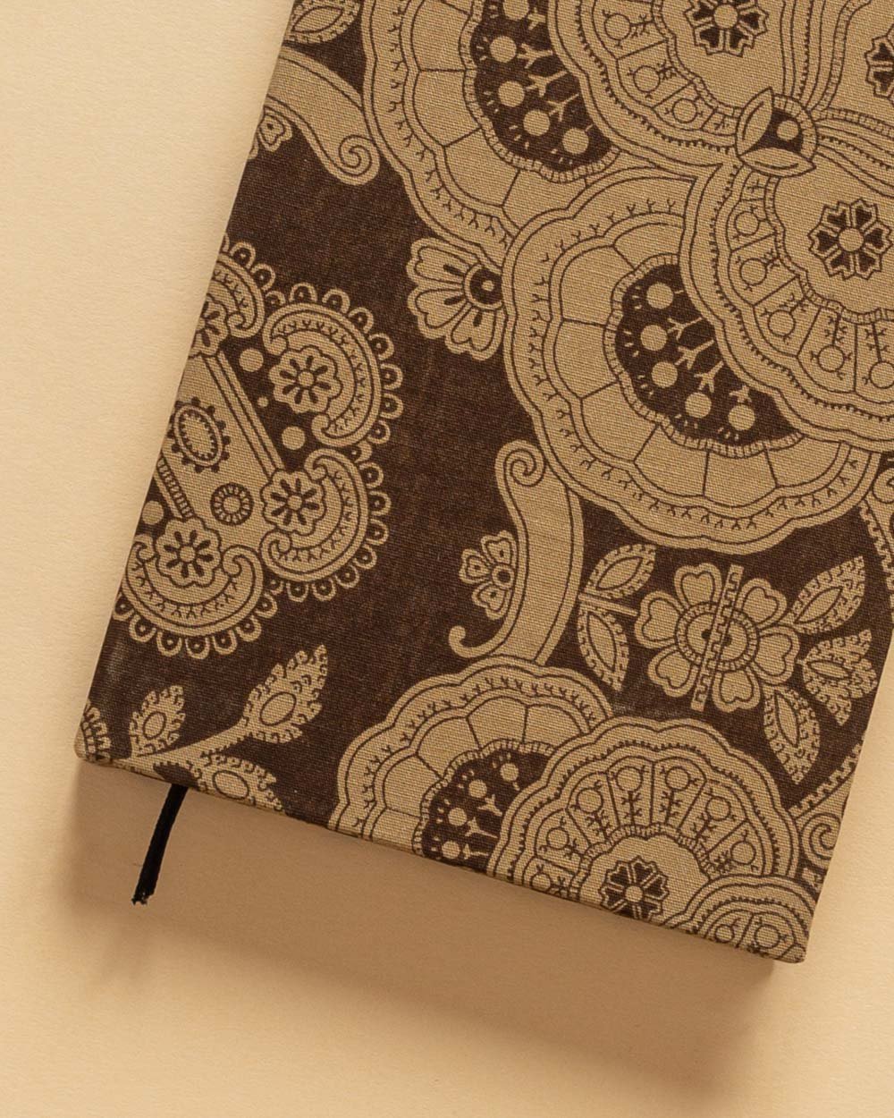 Fabric-covered A6 notebook made of 100% recycled paper and cardboard - 029