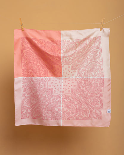 Foulard 100% Seta in 4 nuance di Rosa